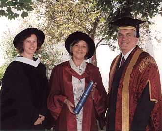 Anne with her honorary degree